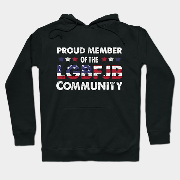 Proud Member Of The LGBFJB Community, LgbFjb, Conservative Anti Biden, funny Christmas Hoodie by Mosklis